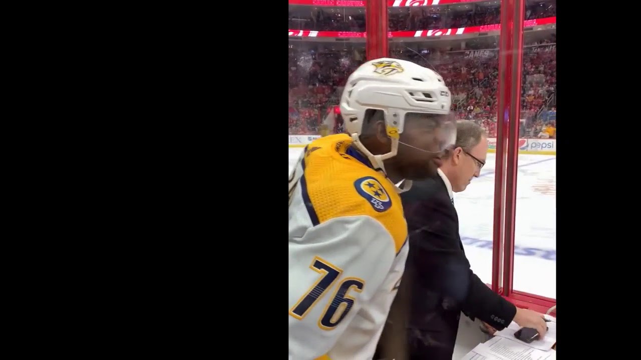 Vidéo:  PK Subban en FURIE...