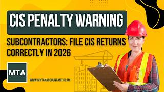 CIS Tax Return 2026 warning file correctly