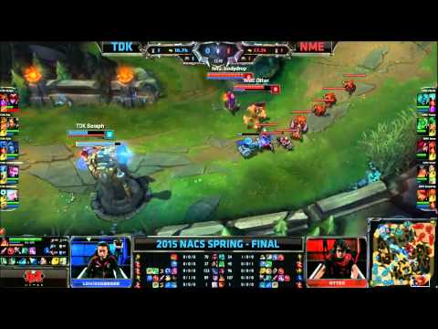 TDK vs NME   Game 1   NA Challenger Series Playoffs   Final   Enemy eSports vs Team Dragon Knights V