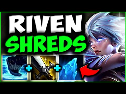 RIVEN NOW SHREDS TANKS? (WATCH & LEARN) HOW TO BEAT TANKS -  RIVEN GAMEPLAY! (Season 10 Riven Guide)