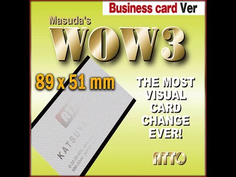 Voir la vidéo Wow 3.0 Business Card USA - Masuda