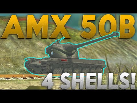 WOTB | AMX 50B WITH 4 SHELLS! 9.1