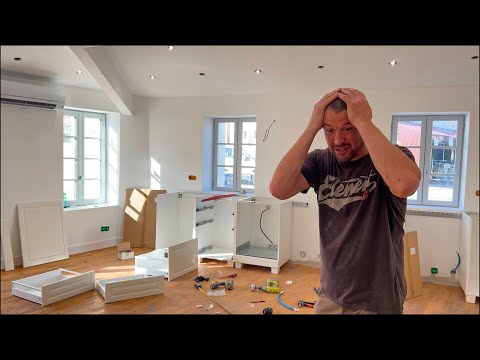 Kitchen installation in the apartment -will the worktop fit?