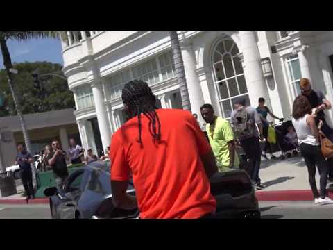 Money Shower Tour Rodeo Drive 2K19 & Lamborghini Crash