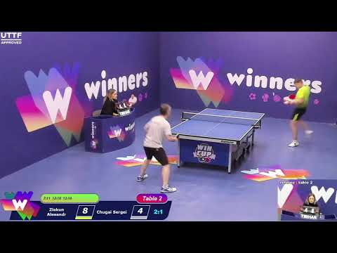 WINners CUP table 2  08.02  Ziakun Alesandr - Chugai Sergei  18:30