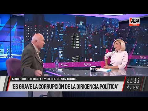 "Somos un pueblo manso" Aldo Rico en #VivianaConVos 13/04/2022