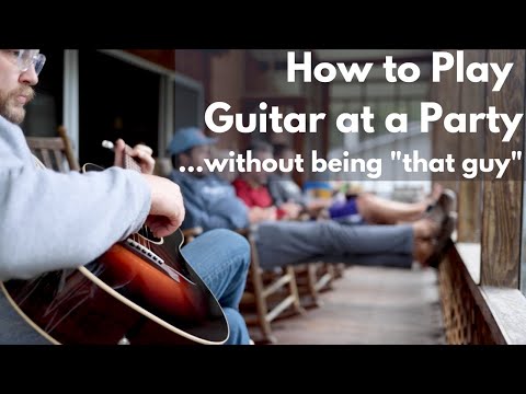 How to play guitar at a party I featuring a Huss and Dalton Crossroads 12 fret