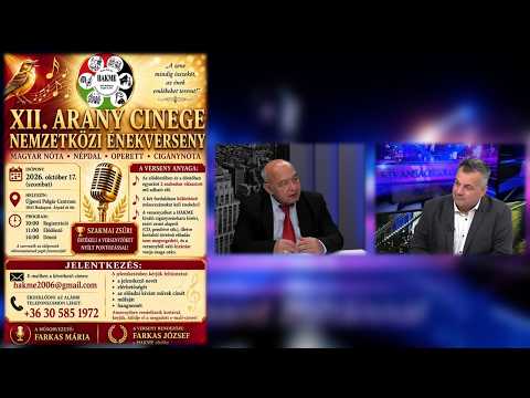 XII. Arany Cinege Nemzetközi Énekverseny – vendégünk a szervező: Farkas József