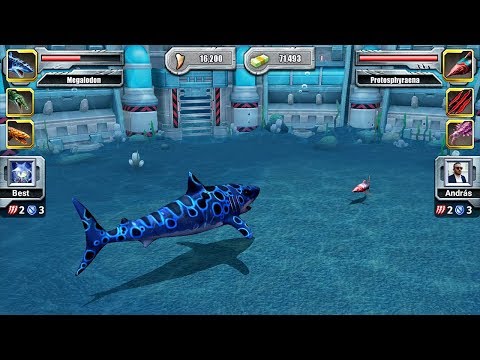 MEGALODON VS PROTOSPHYRAENA - Jurassic Park Builder Aquatic Tournament Android Gameplay HD