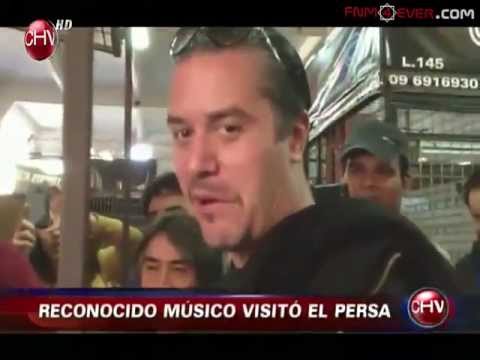 Mike Patton en el Persa Bio Bío (Extracto Nota  Chilevisón Noticias)