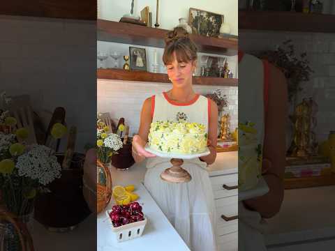 The BEST Summer Cake Recipe: (One Bowl) Lemon Chantilly Cake 🍋  #summerbaking #cakerecipes