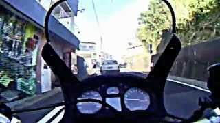 preview picture of video 'Narrow road in Nagasaki city Japan.   GoPro Motorsports HERO WIDE on-board Cam'
