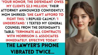 Family Sued Me For $2.3M In Court Their Lawyer's Firm Just Lost Its Largest Corporate Client...