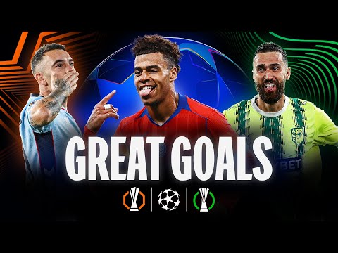 TOP Goals From Across Europe: Matchday 3! ⭐️ | UCL, UEL, UECL MD2