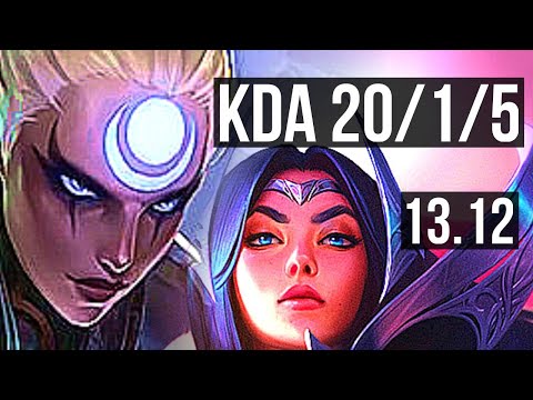 DIANA vs IRELIA (MID) | 20/1/5, Legendary, 600+ games, 1.1M mastery | NA Master | 13.12