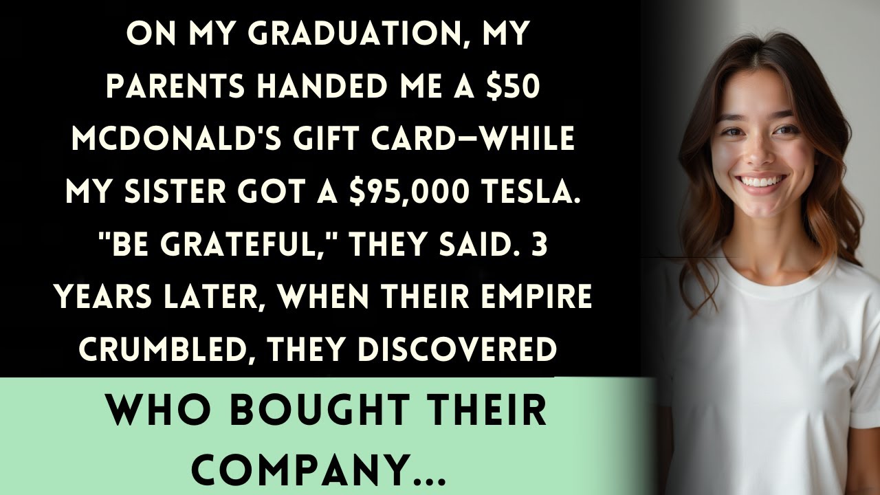 At My Graduation, They Gave Me a Food Coupon—While My Sister Got a Tesla. Now They Need MY Help