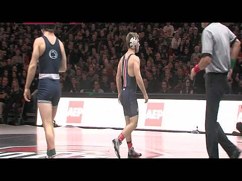 Big Ten Rewind: 2017 Wrestling - 141 LBs - Penn State's Jimmy Gulibon vs. Ohio State's Luke Pletcher