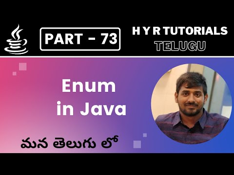 P73 - Enum in Java | Core Java | Java Programming |