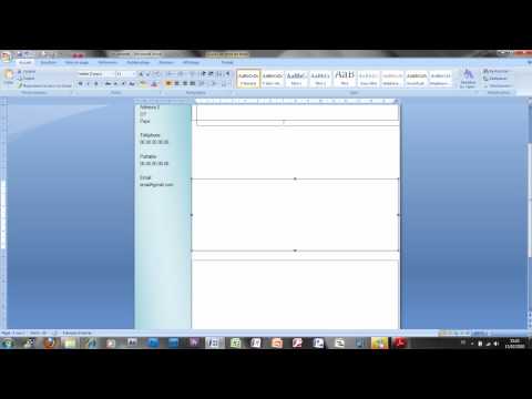 comment construire un c.v
