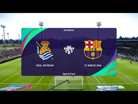 Real Sociedad vs Barcelona (21/08/2022) La Liga PES 2021