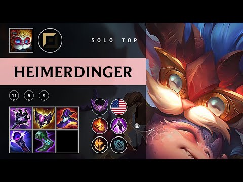 Heimerdinger Top vs Aatrox - NA Master Patch 25.24