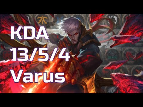 LOL Varus Vs Ezreal - Bot Lane  NA Challenger V10.10