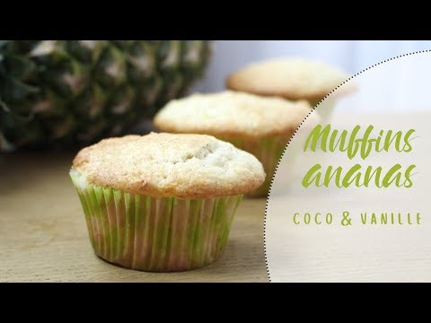 Recette Muffins coco et ananas