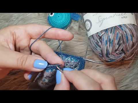 Teil 3 Herbst Socke - verstärkte Bandspitze / Socke! Gemeinsam stricken / Schritt-für-Schritt