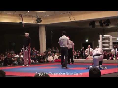 Kelon Page vs Cass Sigmon +94 kg Semi Contact Final at the Irish Open 2012