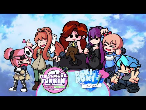 Doki Doki Takeover FNF mod play online, Doki Doki Literature Club