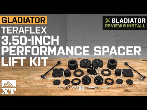 Jeep Gladiator JT Teraflex 3.50-Inch Performance Spacer Lift Kit Review & Install