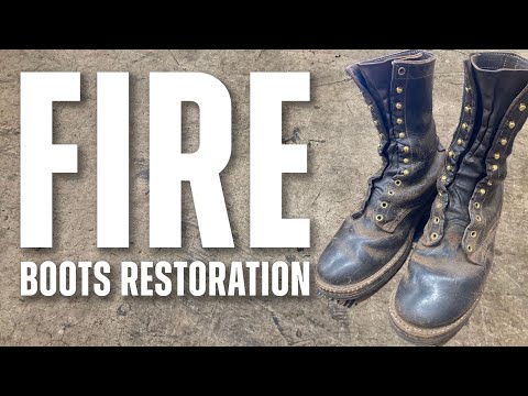 Old, Beat Up FOREST FIRE BOOTS Receive an INSANE RESTORATION