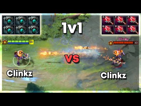 6x Skadi Clinkz vs 6x Bloodthorn Clinkz | Level 30 Dota 2 1v1 | Who Will Win?