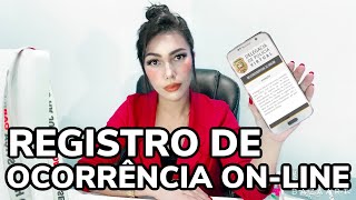 COMO FAZER BOLETIM DE OCORRÊNCIA ON-LINE