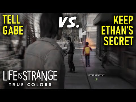 Keep Ethan's Secret vs Tell Gabe | Life is Strange 3: True Colors (LIS3)