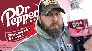 Trying Dr Pepper Strawberries & Cream for the First Time!