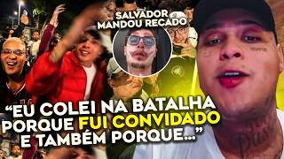 MC RYAN SP SE PRONUNCIA após REVOLTAS POR SUA PRESENÇA na BATALHA DE RIMA