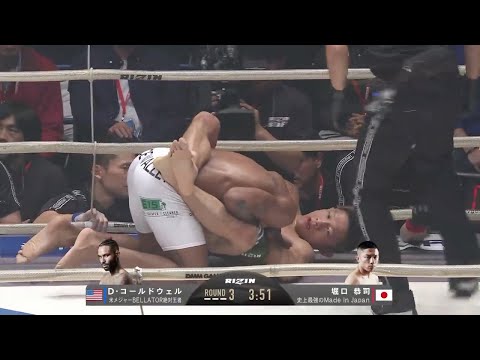 劣勢から誰も想像していないチョークスリーパーでベラトール王者のダリオン・コールドウェルから１本勝ちする堀口恭司！！