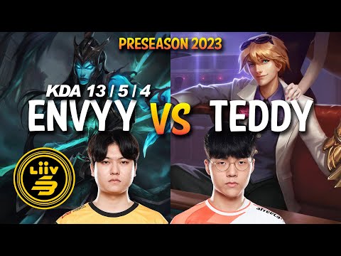 LSB Envyy vs Teddy - KALISTA vs EZREAL ADC - KR Ranked