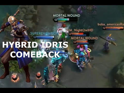 HYBRID IDRIS COMEBACK! Vainglory 5v5