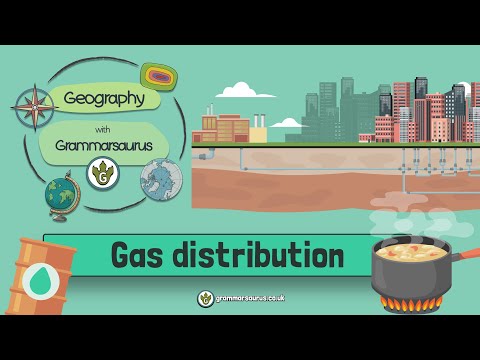 Geography with Grammarsaurus - Gas Distribution