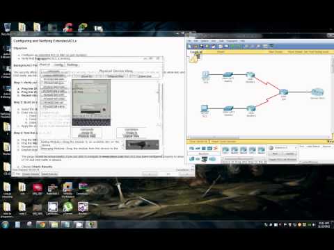 Configuring and Verifying Extended ACLs