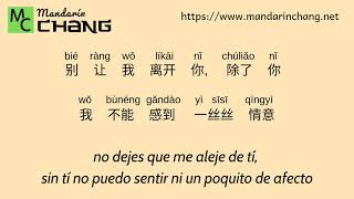 Teresa Teng &amp; Jackie Chan 我只在乎你 &quot;Sólo me importas tú&quot; (Chino+Pinyin+Español)