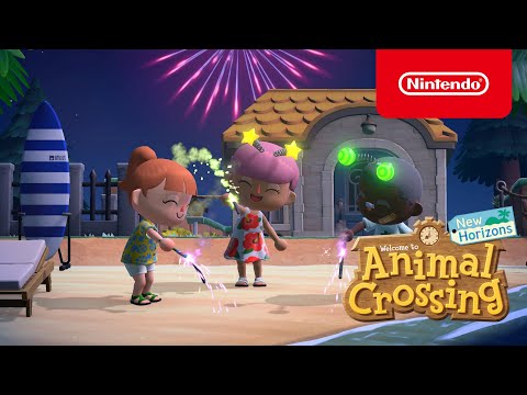 The next summer update arrives July 30th in Animal Crossing: New Horizons! (Nintendo Switch)