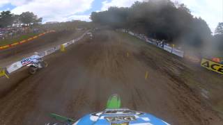 preview picture of video 'GoPro HD: Kyle Chisholm Moto 2 Lap 2012 Lucas Oil Pro Motocross Championship Unadilla'