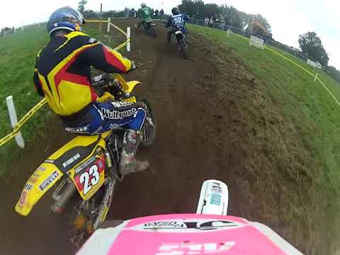 1990 Yamaha YZ490 Vets MXdN Farleigh Castle EVO MXdN Moto #2 Team Ireland September 2012