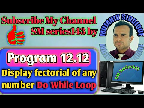C Program Factorial Using Do While Loop