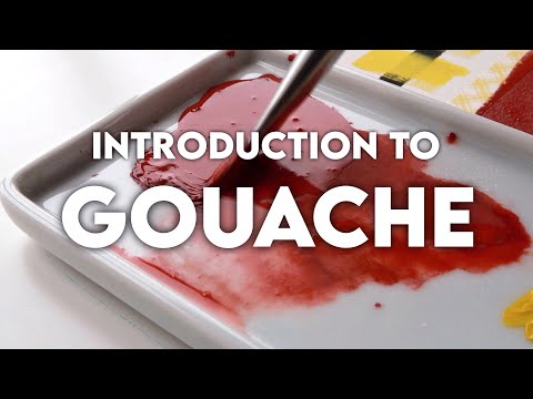INTRODUCTION TO GOUACHE | A Beginners Guide - Materials, Blending, Techniques and more