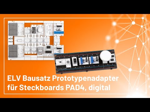 ELV Bausatz Prototypenadapter für Steckboards PAD4, digital - Experimentieren für Profis