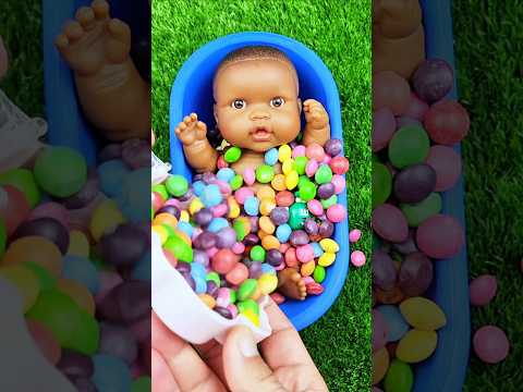 Satisfying Video Asmr gems lollipop jelly Candy Reverse #asmr #relaxingbath